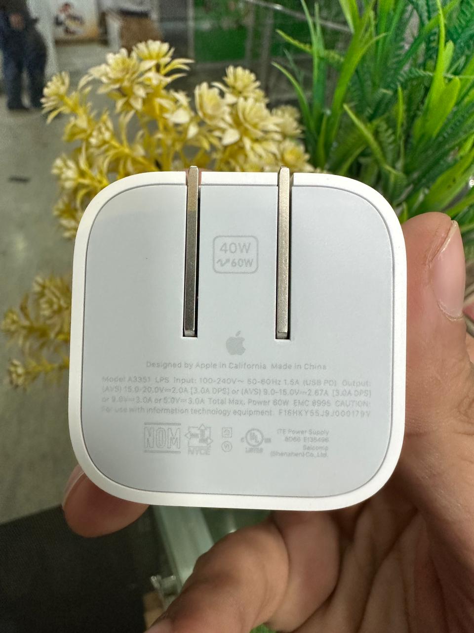 40W Dynamic Power Adapter (Up to 60W Max) – Fast USB-C Charger | High-Speed Charging for iPhone, iPad, Android & Laptops - Image 3